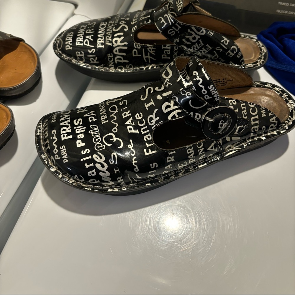 Alegria Black & Silver Paris France size 42